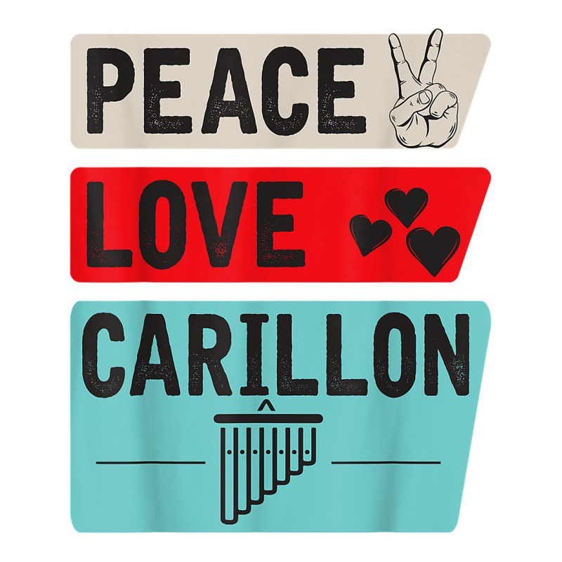 Peeace Love Carillon Bell Ringer Music, Carillon Music Lover T Shirt Maternity Scoop Neck T-shirt by cm-arts | Artistshot