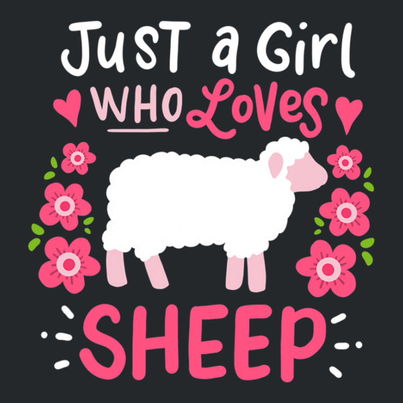 Sheep Just A Girl Who Loves Sheep Gift For Sheep Lovers Crewneck Sweatshirt | Artistshot