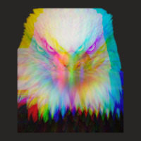 Hypnotic Eagle Portrait Wild Ladies Fitted T-shirt | Artistshot