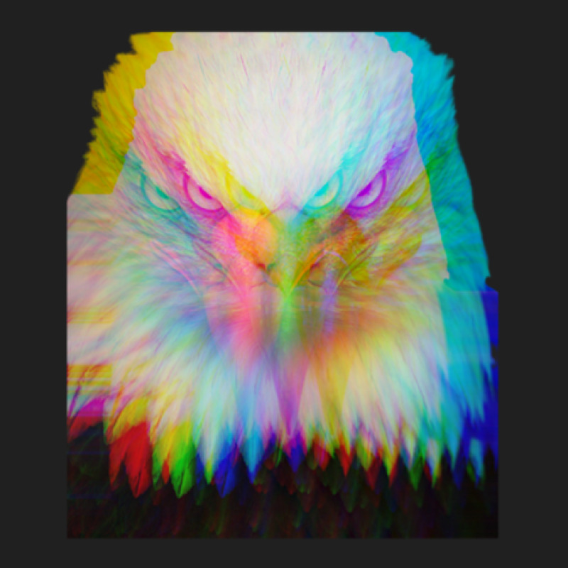 Hypnotic Eagle Portrait Wild Ladies Polo Shirt by JimenaBauer | Artistshot