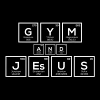 Jesus Workou Gym And Jesus Periodic Table Christian Men's 3/4 Sleeve Pajama Set | Artistshot