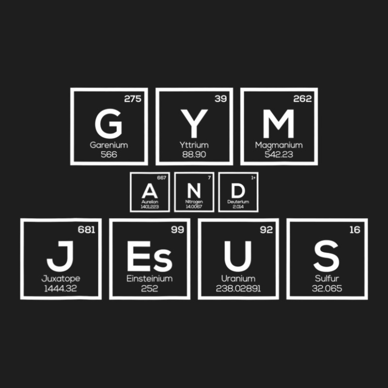 Jesus Workou Gym And Jesus Periodic Table Christian Classic T-shirt by thangdinhsinhelf | Artistshot