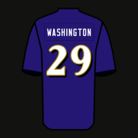 Ar'darius Washington Jersey Scorecard Crop Tee | Artistshot