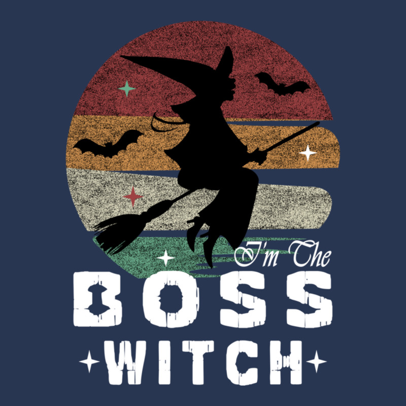 I'm The Boss Witch Cute Witchy Halloween Witch Coven Vibe Long Sleeve Men Denim Jacket by cm-arts | Artistshot