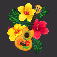 Hawaiian Ukulele Lute Guitar Hibiscus Vintage Hoodie | Artistshot