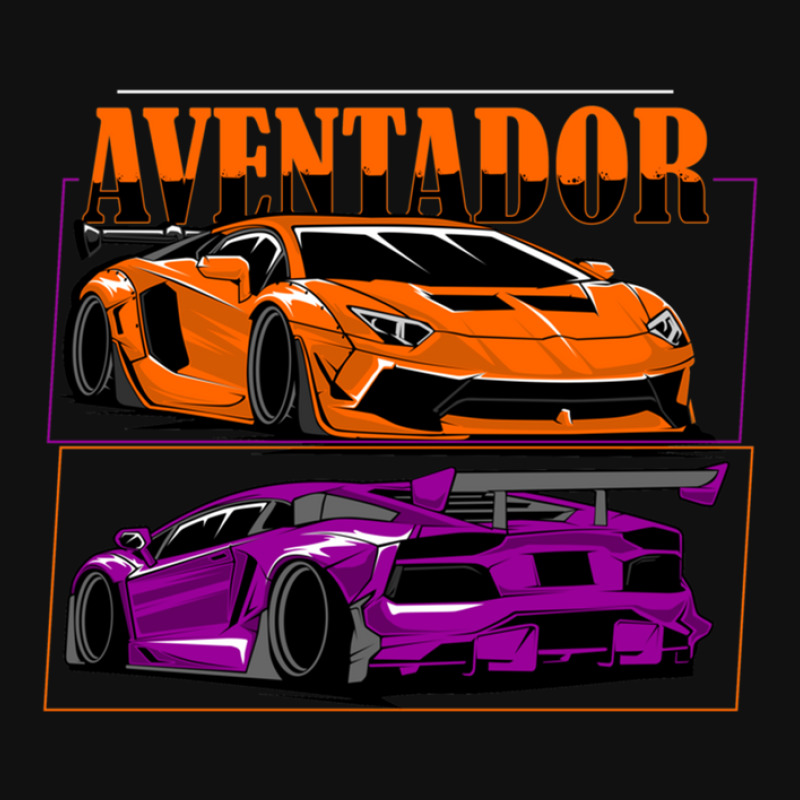 Super Car Tshirt Metal Print Square | Artistshot