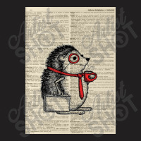 Hedgehog With Monocle T-shirt | Artistshot