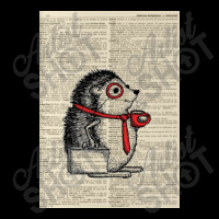 Hedgehog With Monocle Pocket T-shirt | Artistshot