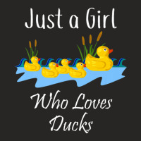 Just A Girl Who Likes Ducks Rubber Ducky Ladies Fitted T-shirt | Artistshot