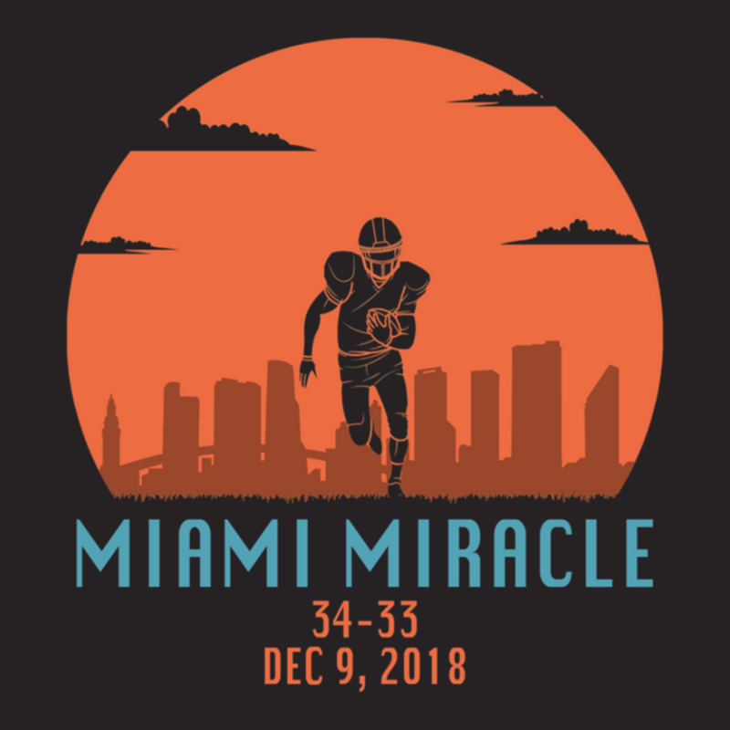 Miami Miracle Funny Football Dolphins Vintage Cap | Artistshot