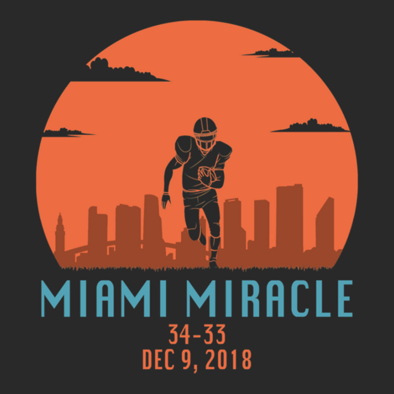 Miami Miracle Funny Football Dolphins Printed Hat | Artistshot