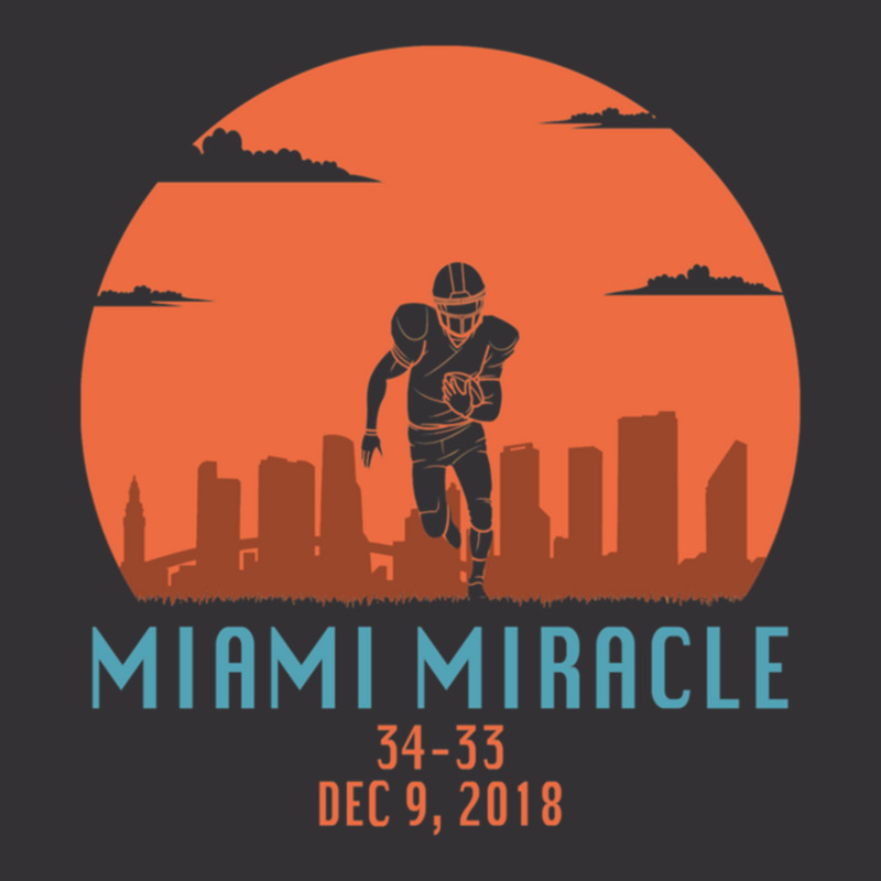 Miami Miracle Funny Football Dolphins Vintage Short | Artistshot