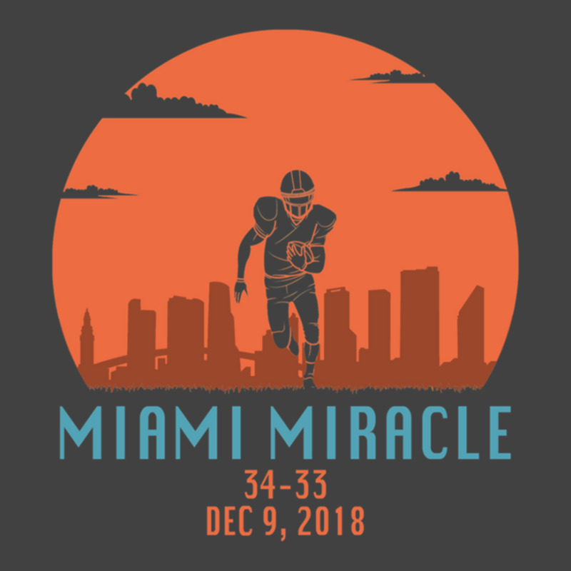 Miami Miracle Funny Football Dolphins Vintage T-shirt | Artistshot