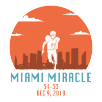 Miami Miracle Funny Football Dolphins Sticker | Artistshot