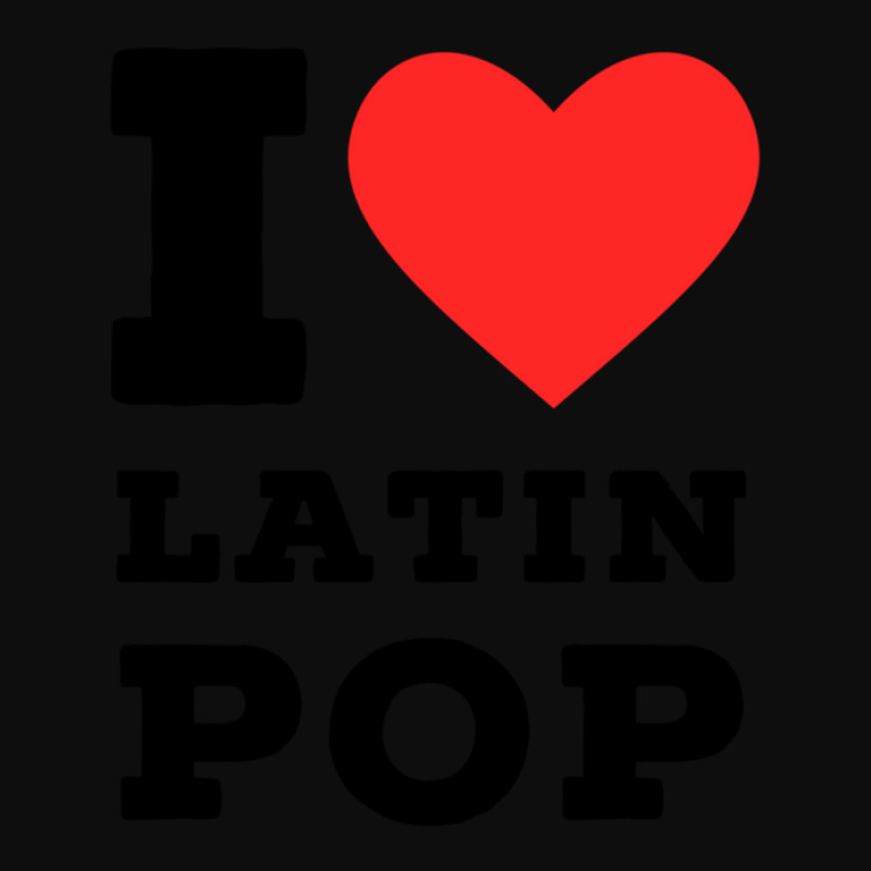 I Love Latin Pop Crop Top by cm-arts | Artistshot