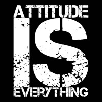 Attitude Is Everything - Inspirational Quote Gift - White Lettering - Toddler 3/4 Sleeve Tee | Artistshot