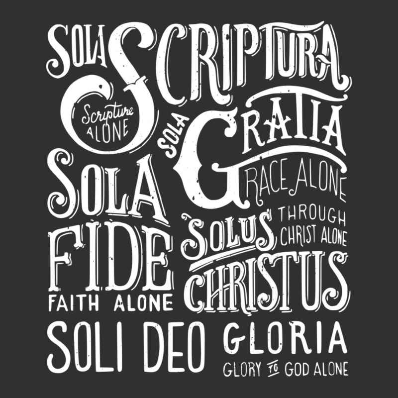 Sola Scriptura Protestant Christian Reformation 5 Solas Gift Sweatshir Champion Hoodie | Artistshot