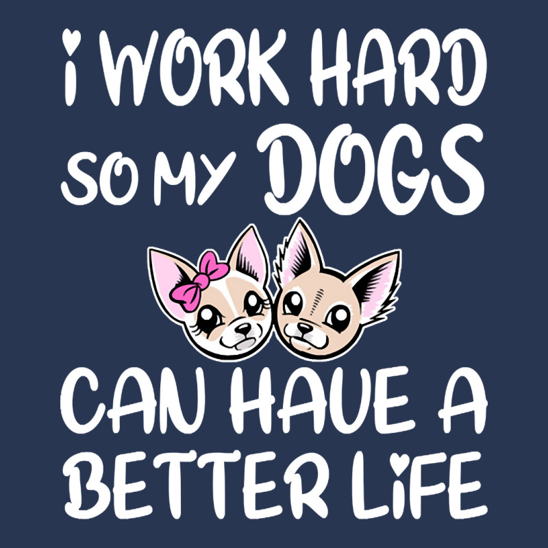 I Work Hard So My Dog Can Have A Better Life (2) Ladies Denim Jacket by Kanmopsuk45 | Artistshot