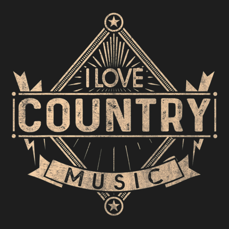 I Love Country Music Classic T-shirt | Artistshot