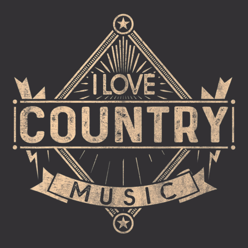 I Love Country Music Vintage Hoodie And Short Set | Artistshot