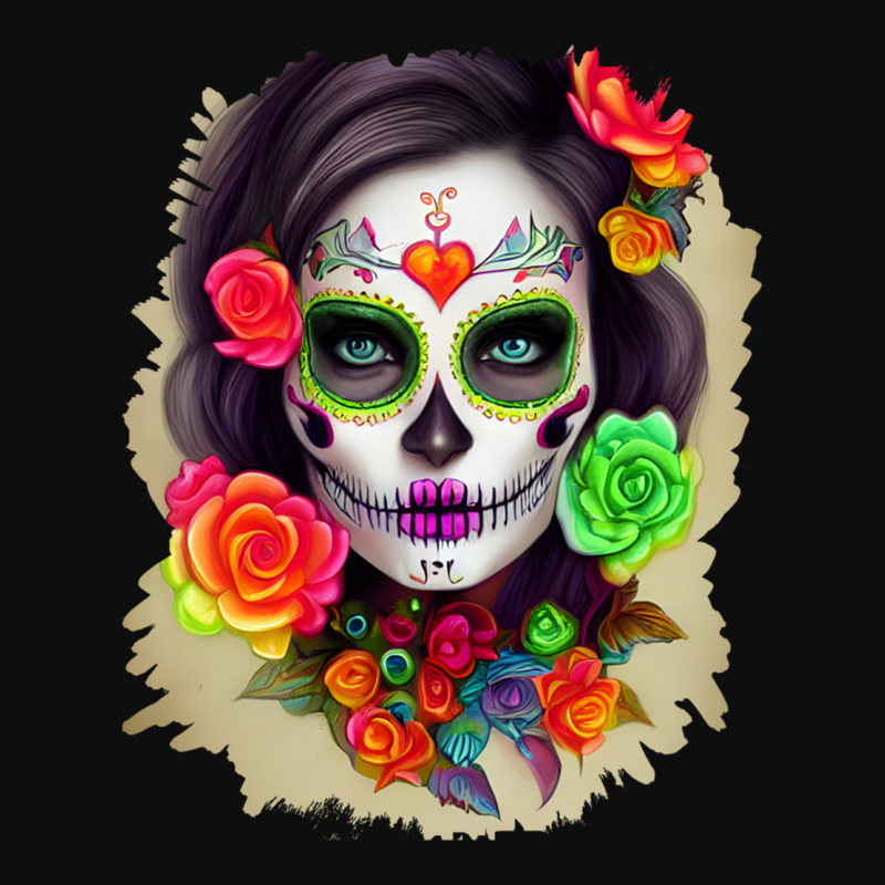 Zombie In Graveyard   Day Of The Dead Sugar Skull Calavera Catrina   P Crop Top by NOAHOGLESBY | Artistshot