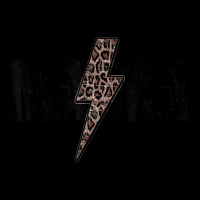 Mama Lightning Bolt Leopard Cheetah Print Mother Day Cropped Sweater | Artistshot