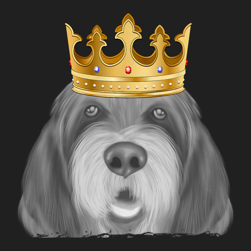 Otterhound Dog Wearing A Crown T Shirt Ladies Polo Shirt by cm-arts | Artistshot