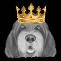 Otterhound Dog Wearing A Crown T Shirt Cropped Sweater | Artistshot