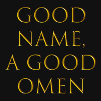 Latin Quote - Good Name, A Good Omen Rectangle Patch | Artistshot