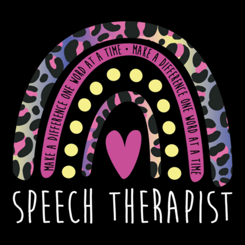 Make A Difference One Word At A Time, Slp Speech Therapist Women's V-Neck T-Shirt by cm-arts | Artistshot