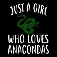 Just A Girl Who Loves Anacondas Funny Anaconda Adjustable Cap | Artistshot