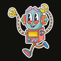 Robot Cartoon-jnxwo Scorecard Crop Tee | Artistshot