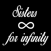 Sisters For Infinity White Cropped Sweater | Artistshot