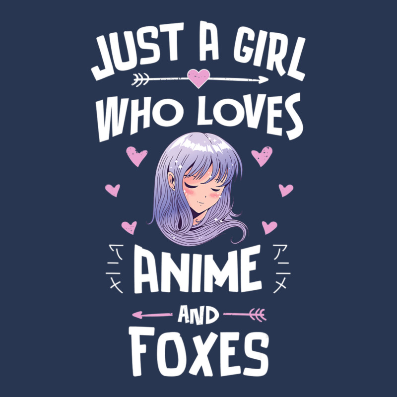 Just A Girl Who Loves Anime And Foxes Gift Women Men Denim Jacket by thangdinhsinhelf | Artistshot