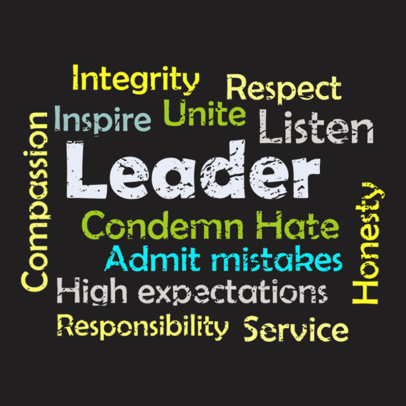 Leadership Inspire Unite And Condemn Hate Distressed T-shirt | Artistshot