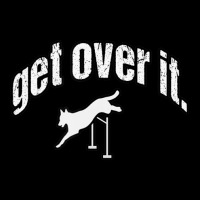 Get Over It Jumping Agility Dog Women's V-neck T-shirt | Artistshot