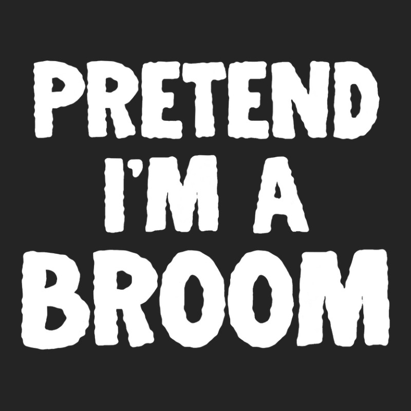 Pretend I M A Broom Funny Halloween Costume Humor 3/4 Sleeve Shirt | Artistshot