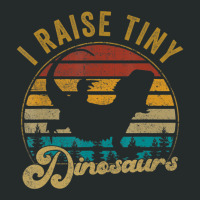 I Raise Tiny Dinosaur Vintage Retro 70s Bearded Dragon Women's Triblend Scoop T-shirt | Artistshot