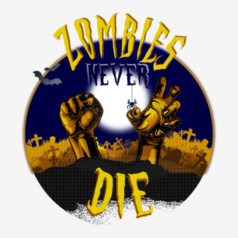 Zombies Never Die Graveyard Zombie Hands Halloween Camper Cup | Artistshot