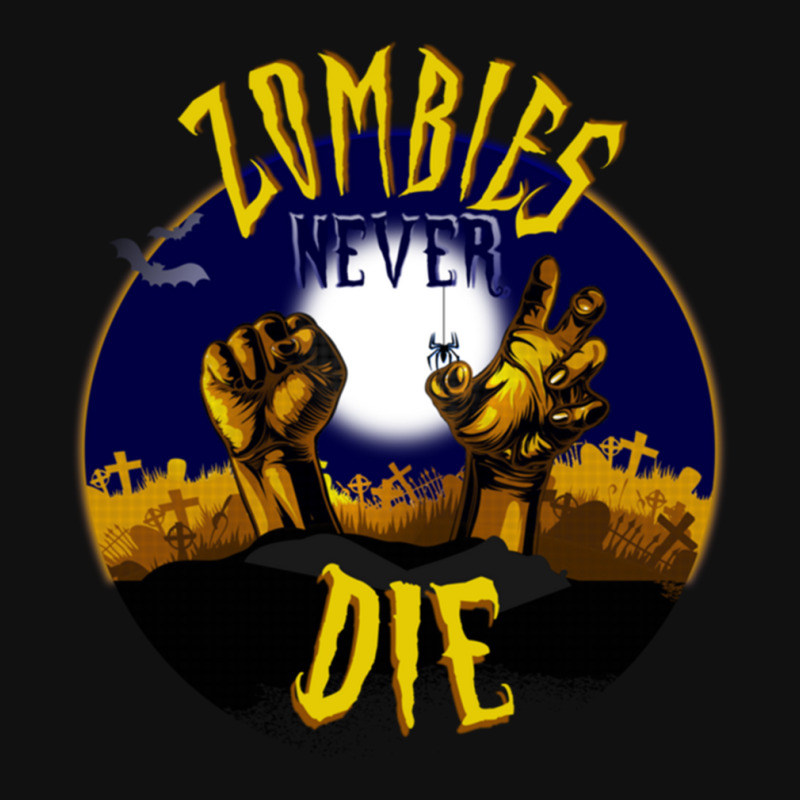 Zombies Never Die Graveyard Zombie Hands Halloween Atv License Plate | Artistshot