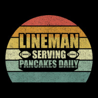 Retro Football Lineman Serving Pancakes Daily Vintage V-neck Tee | Artistshot