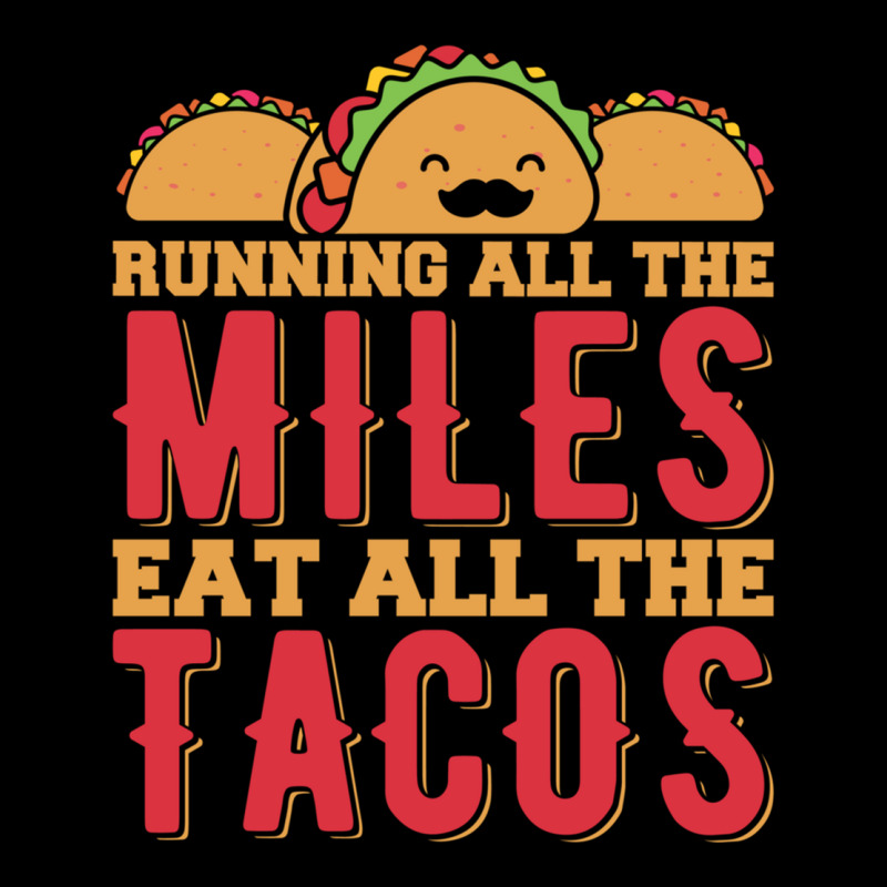 Run All The Miles Eat All The Tacos Funny Runner Race Track Long Sleev Men's 3/4 Sleeve Pajama Set by cm-arts | Artistshot