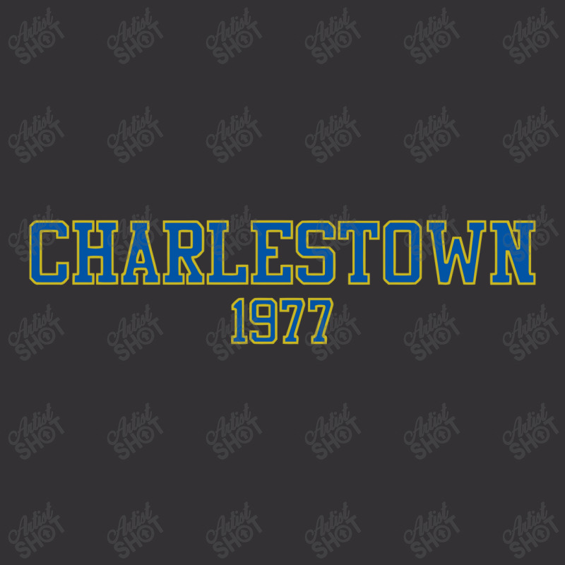 Charlestown 1977 (white Variant)   Slap Shot Vintage Hoodie | Artistshot