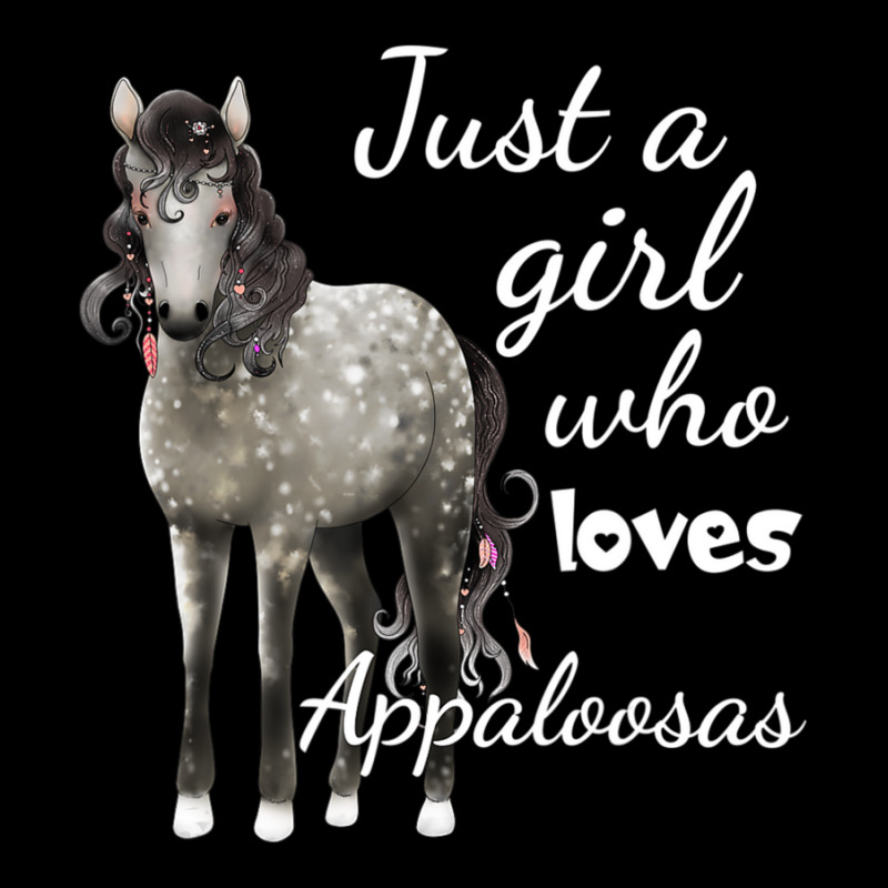 Just A Girl Who Loves Appaloosa Horses Gift V-neck Tee | Artistshot