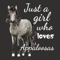 Just A Girl Who Loves Appaloosa Horses Gift Champion Hoodie | Artistshot