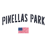 Patriotic Usa Flag Stencil Pinellas Park Fl T Shirt V-neck Tee | Artistshot