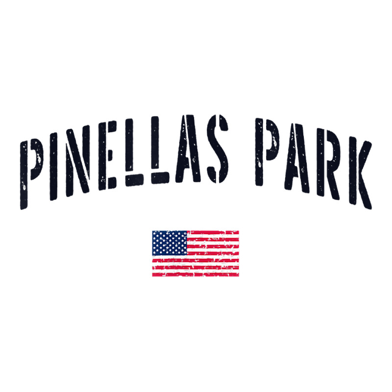 Patriotic Usa Flag Stencil Pinellas Park Fl T Shirt Unisex Hoodie | Artistshot