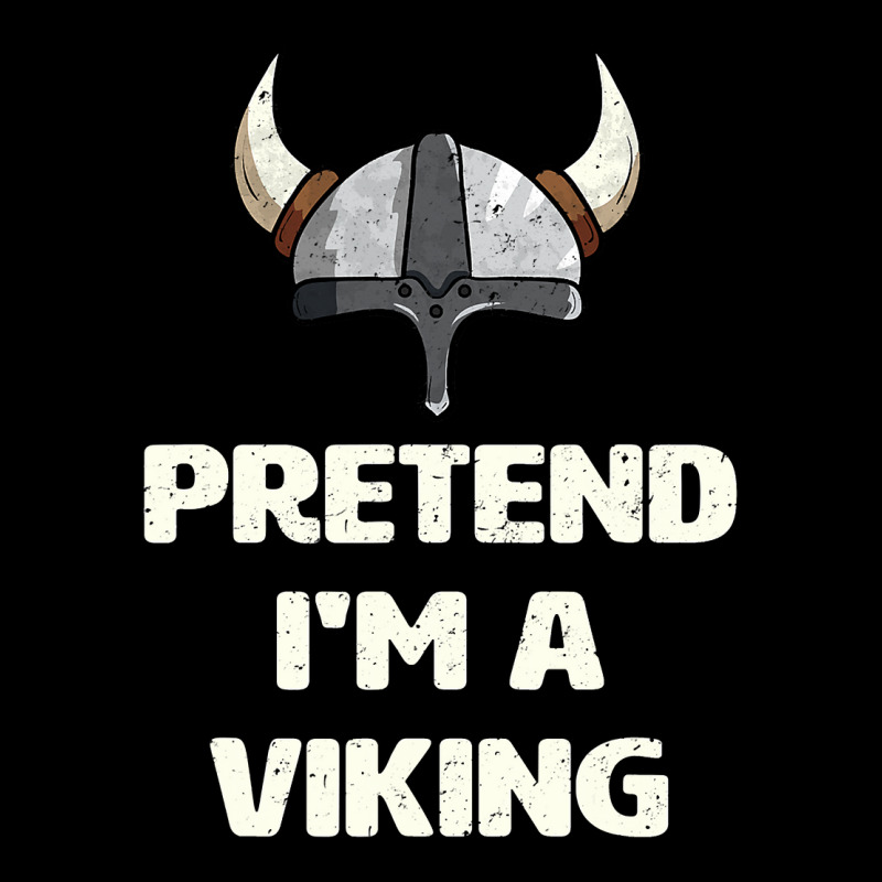 Pretend I M A Viking Costume Funny Halloween Party Fleece Short | Artistshot