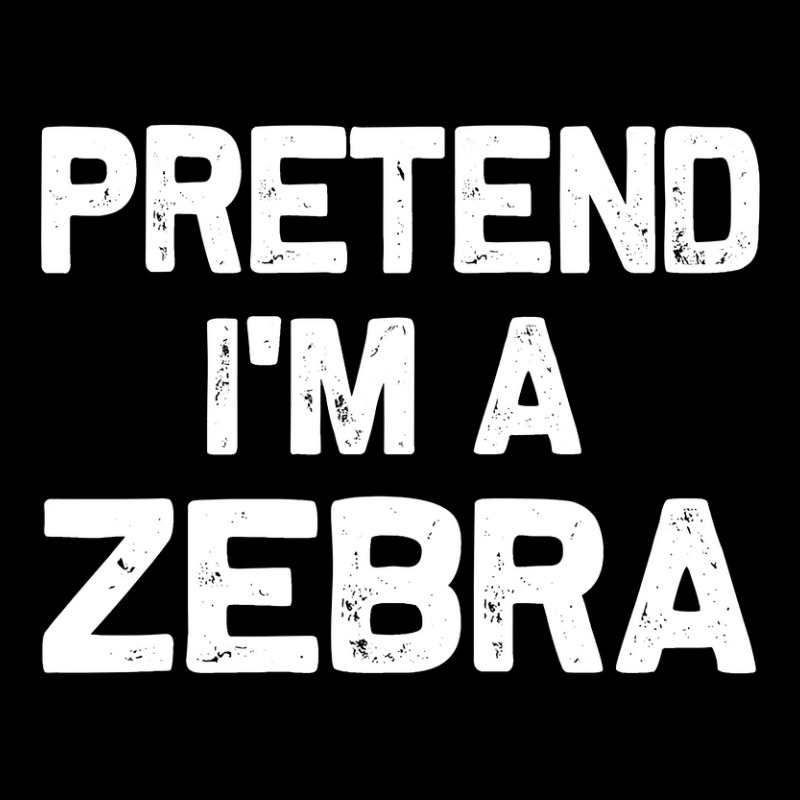 Pretend I M A Zebra Funny Halloween Party Costume Gifts V-neck Tee | Artistshot