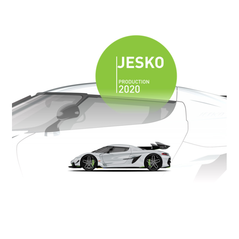 Supercar Jesko Production 2020 Sticker | Artistshot